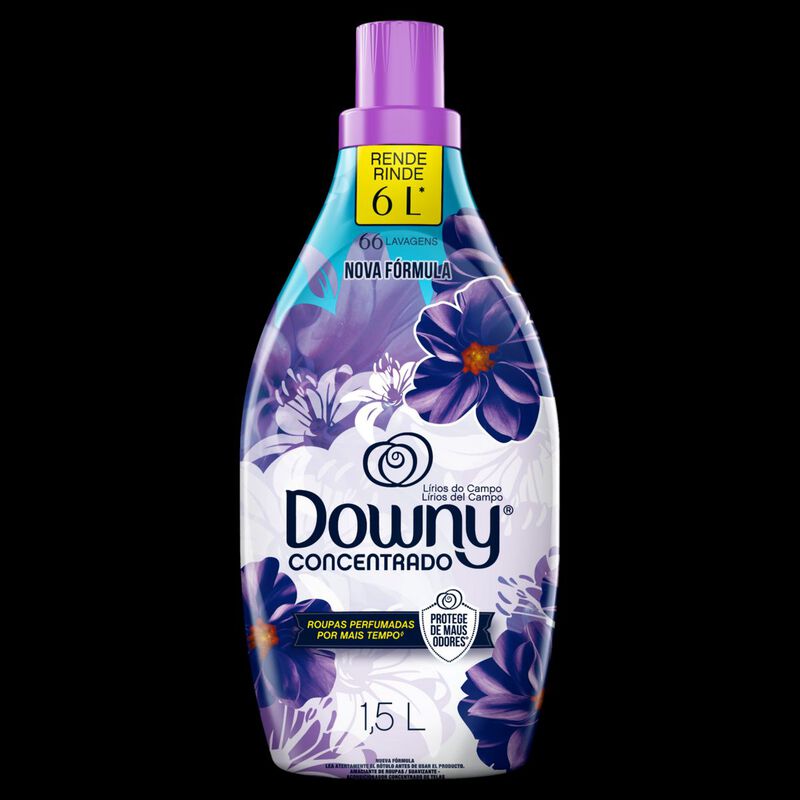 AMACIANTE DOWNY 4X LÍRIOS DO CAMPO 1500ML                                                            image number null