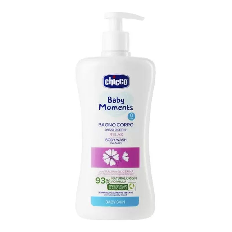 SABONETE LIQ.RELAXANTE BABY MOMENTS CHICCO 500ML                                                     image number null