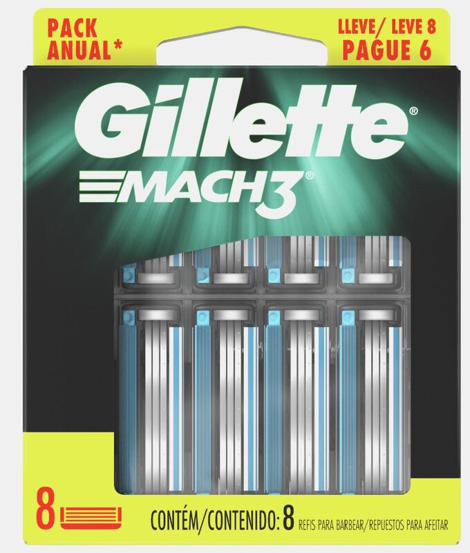 CARGA MACH3 REGULAR GILLETTE LEVE 8 PAGUE 6                                                          image number null