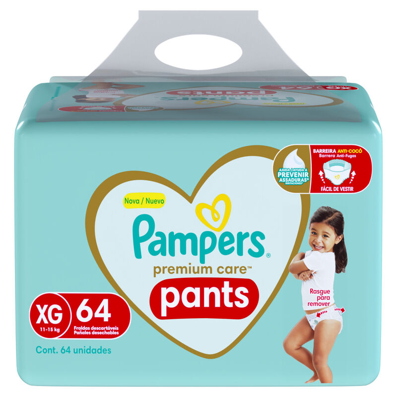 FRALDA PAMPERS PANTS PC XG TOP C/64UN                                                                image number null