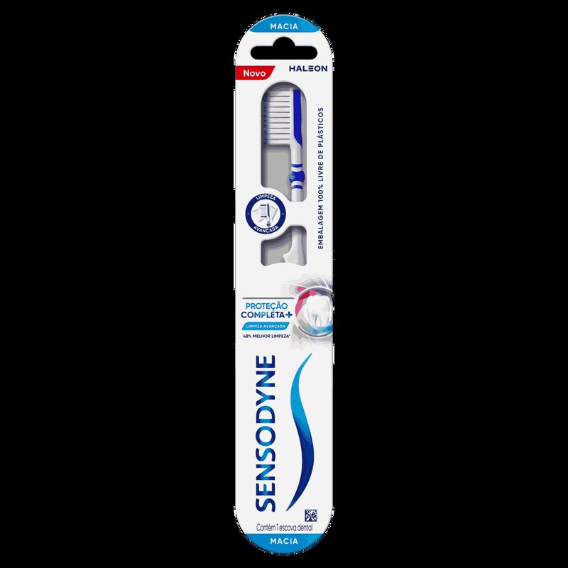 ESCOVA DENTAL MACIA SENSODYNE PROTEÇÃO COMPLETA +                                                    image number null