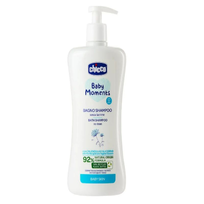 SABONETE LIQ.CABECA AOS PES BABY MOMENTS CHICCO 500ML                                                image number null