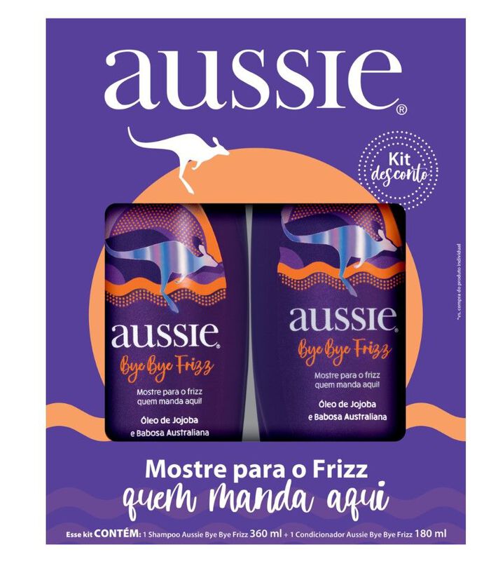 KIT SH.360ML+CD.180ML AUSSIE BYE BYE FRIZZ                                                           image number null