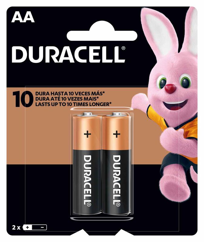 PILHA DURACELL PEQUENA AA COM 2 UNIDADES                                                             image number null