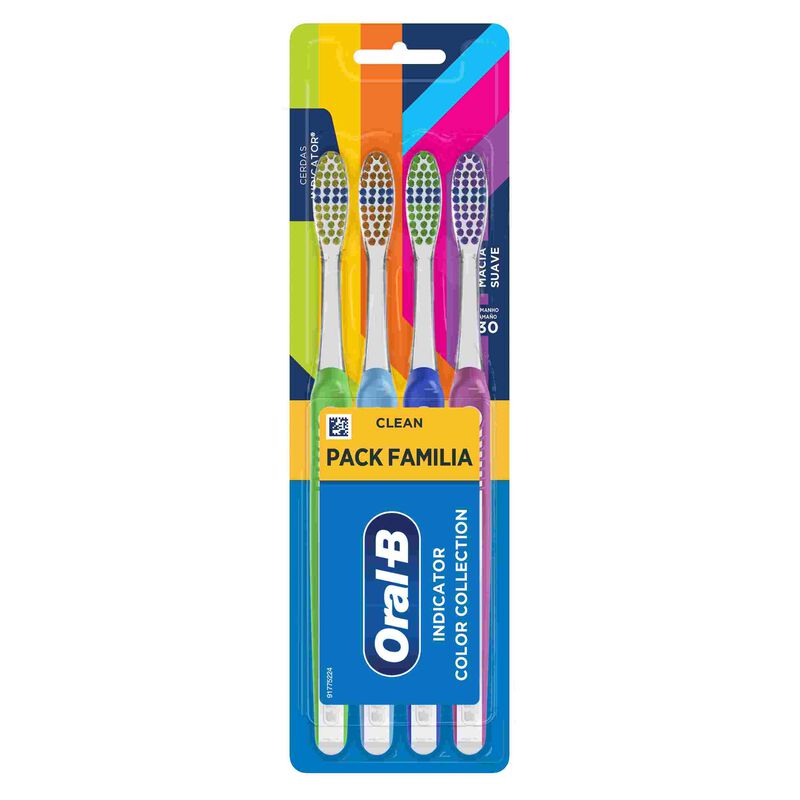 ESCOVA ORAL-B INDICATOR COLORS 30 MACIA LEVE 4 PAGUE 2                                               image number null