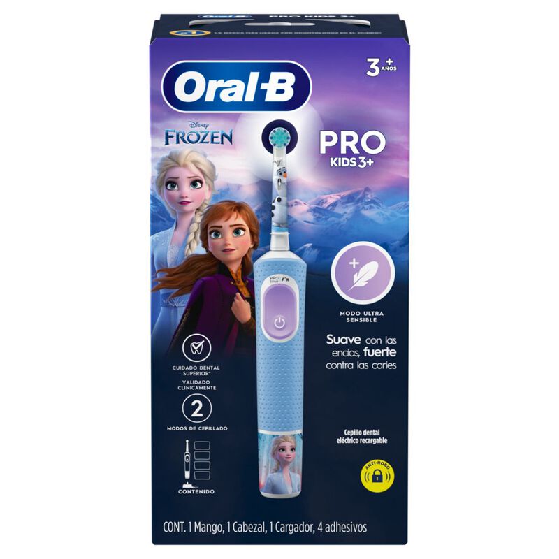 ESCOVA DENTAL ELÉTRICA INFANTIL FROZEN ORAL-B PRO KIDS 3+ BIVOLT                                     image number null