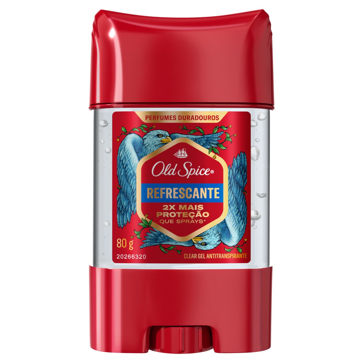 ANTITRANSPIRANTE CLEAR GEL REFRESCANTE OLD SPICE 80G                                                