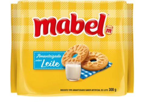 BISCOITO MABEL AMANTEIGADO LEITE 300G                                                               