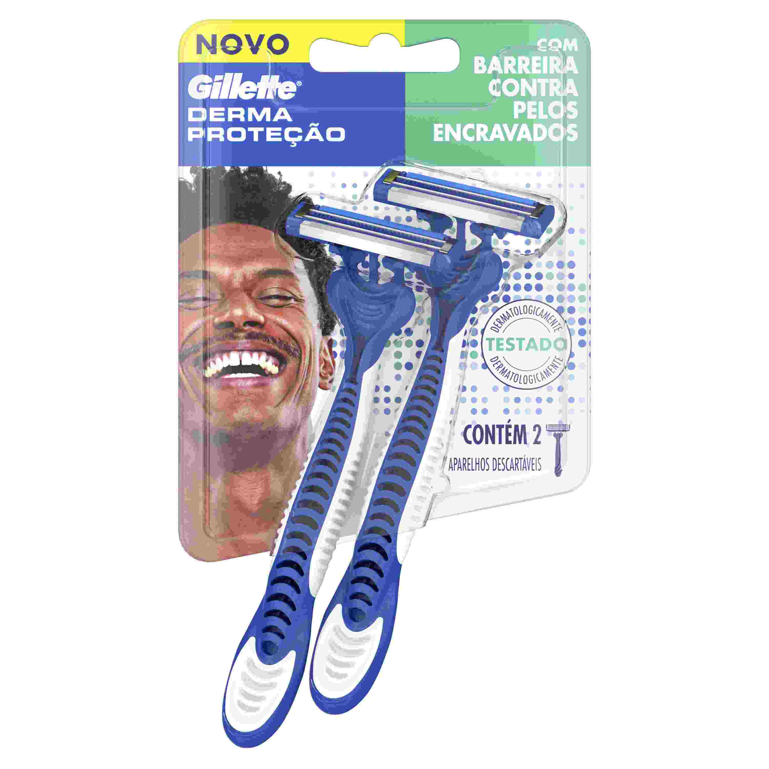 AP.PRESTOB.GILLETTE DERMA PROTECAO C/2                                                               image number null