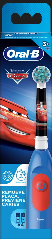 ESCOVA ELÉTRICA ORAL-B KIDS CARROS + PILHAS                                                          image number null