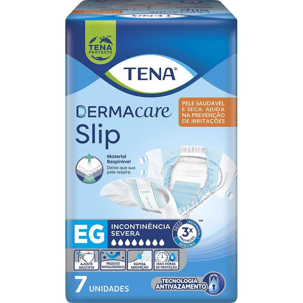 FRALDA GERIÁTRICA TENA DERMACARE EG 7 UNIDADES                                                      