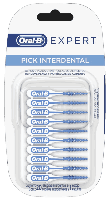 ESCOVA ORAL-B EXPERT PICK INTERDENTAL 20 UNIDADES                                                   