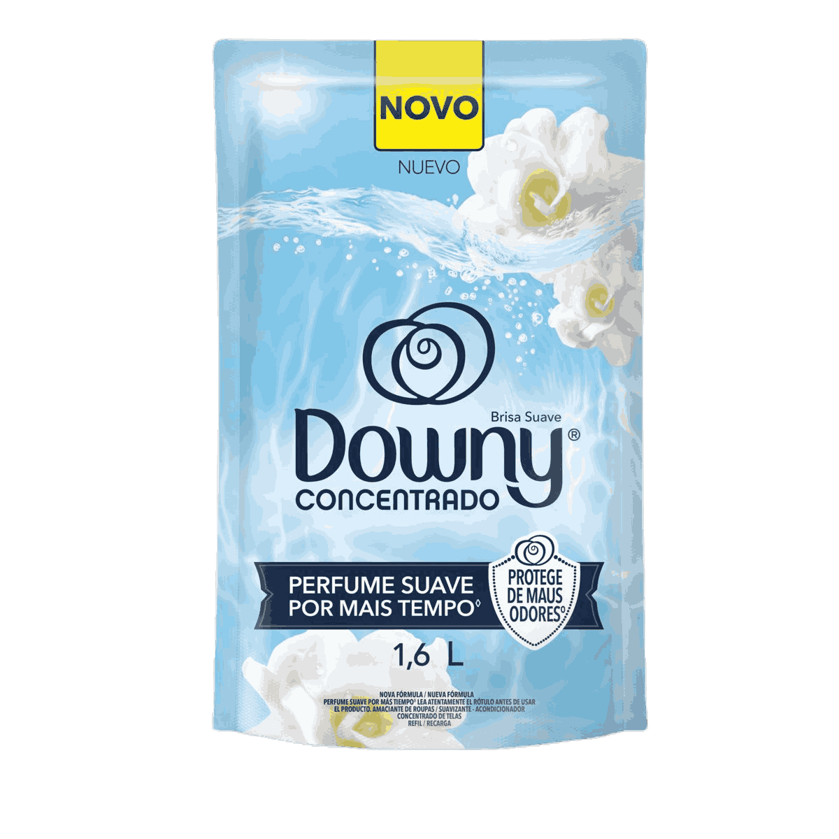 Amaciante de Roupa Concentrado Brisa Suave Downy Sache 1,6l Refil                                   