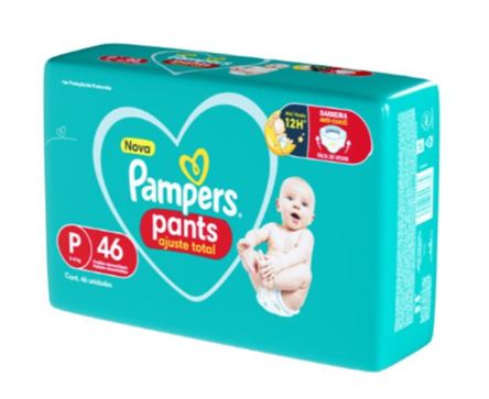 FRALDA PAMPERS PANTS CS P MEGA COM 46UN                                                             