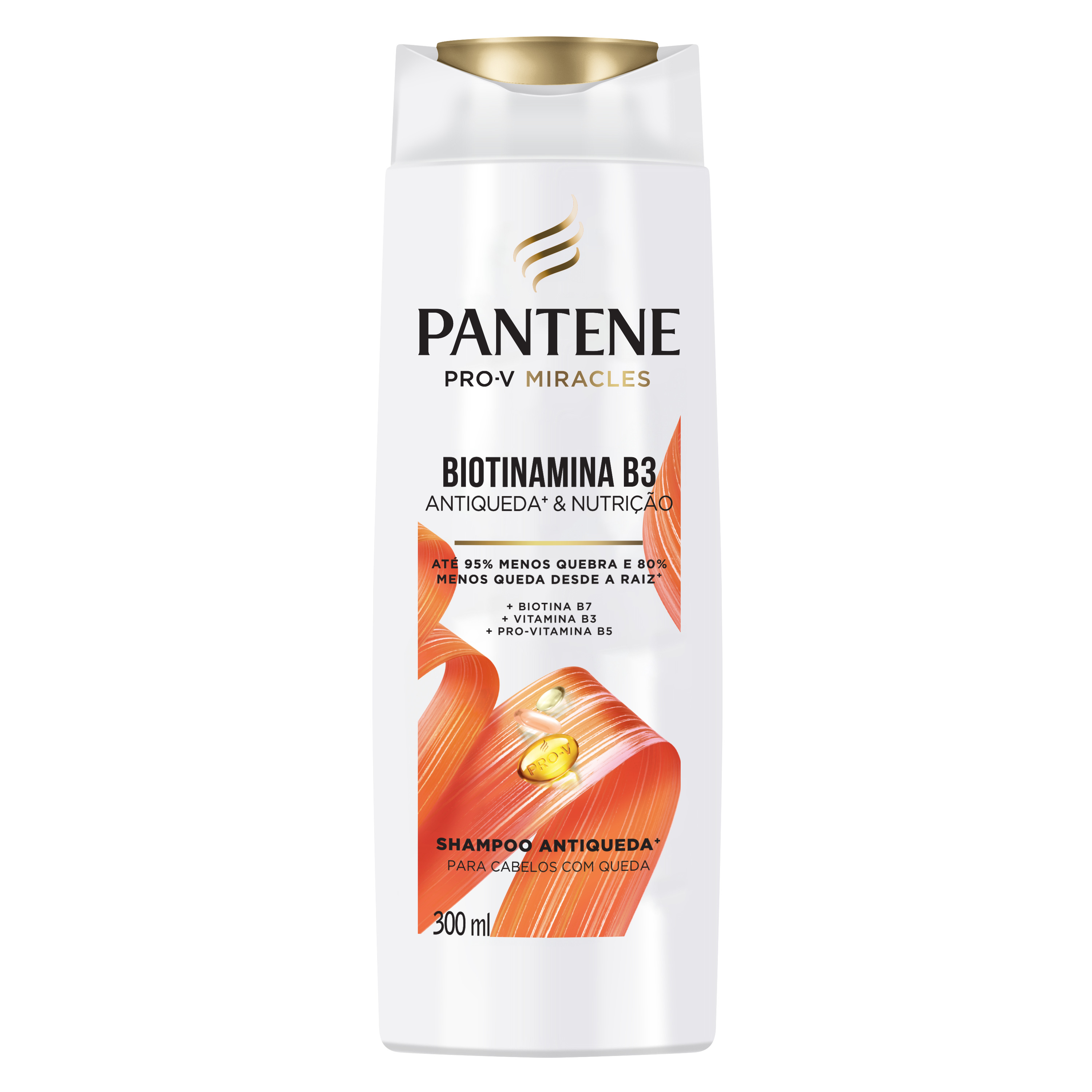 SHAMPOO PANTENE BIOTINAMINA B3 300ML                                                                