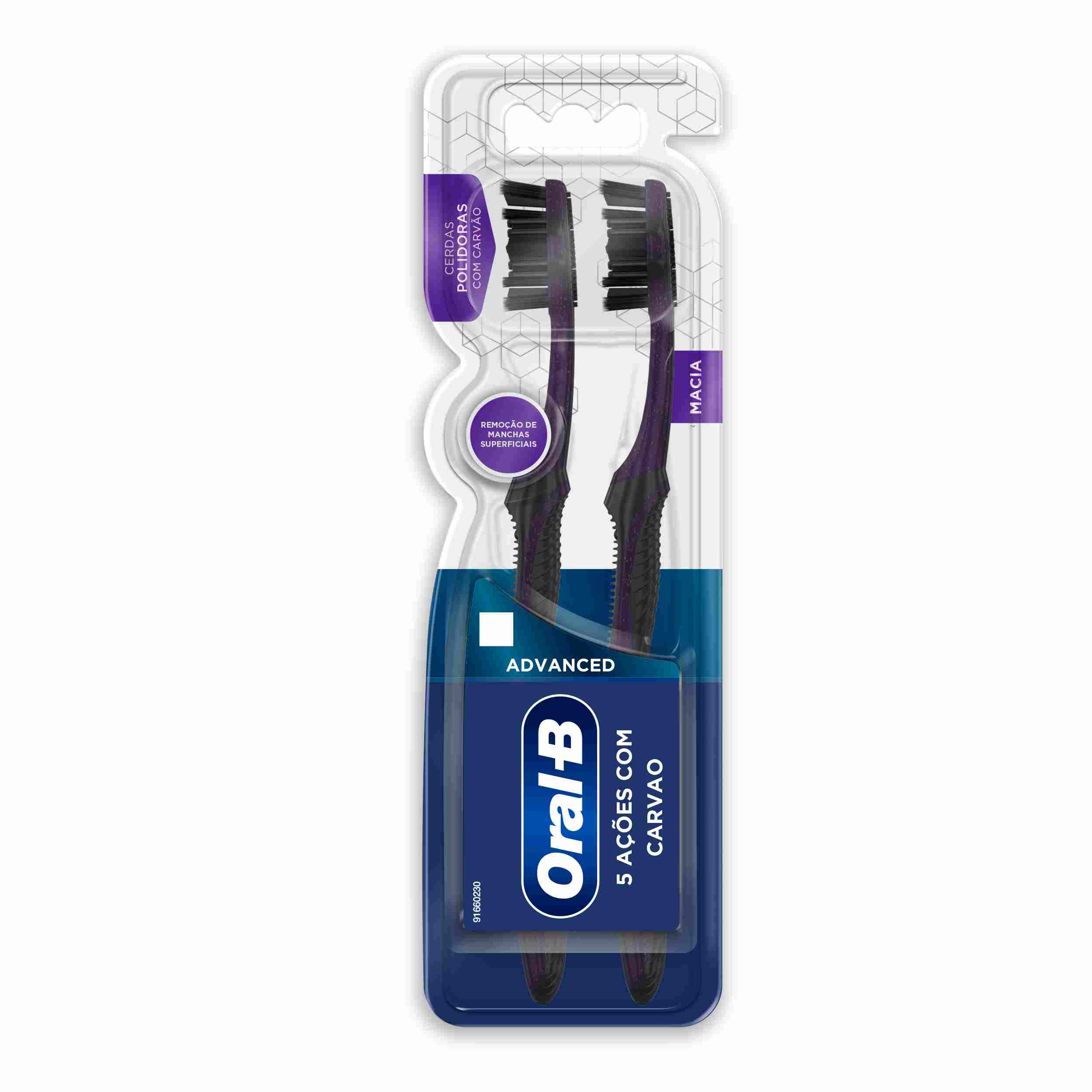 ESCOVA ORAL-B 5X CHARCOAL                                                                           