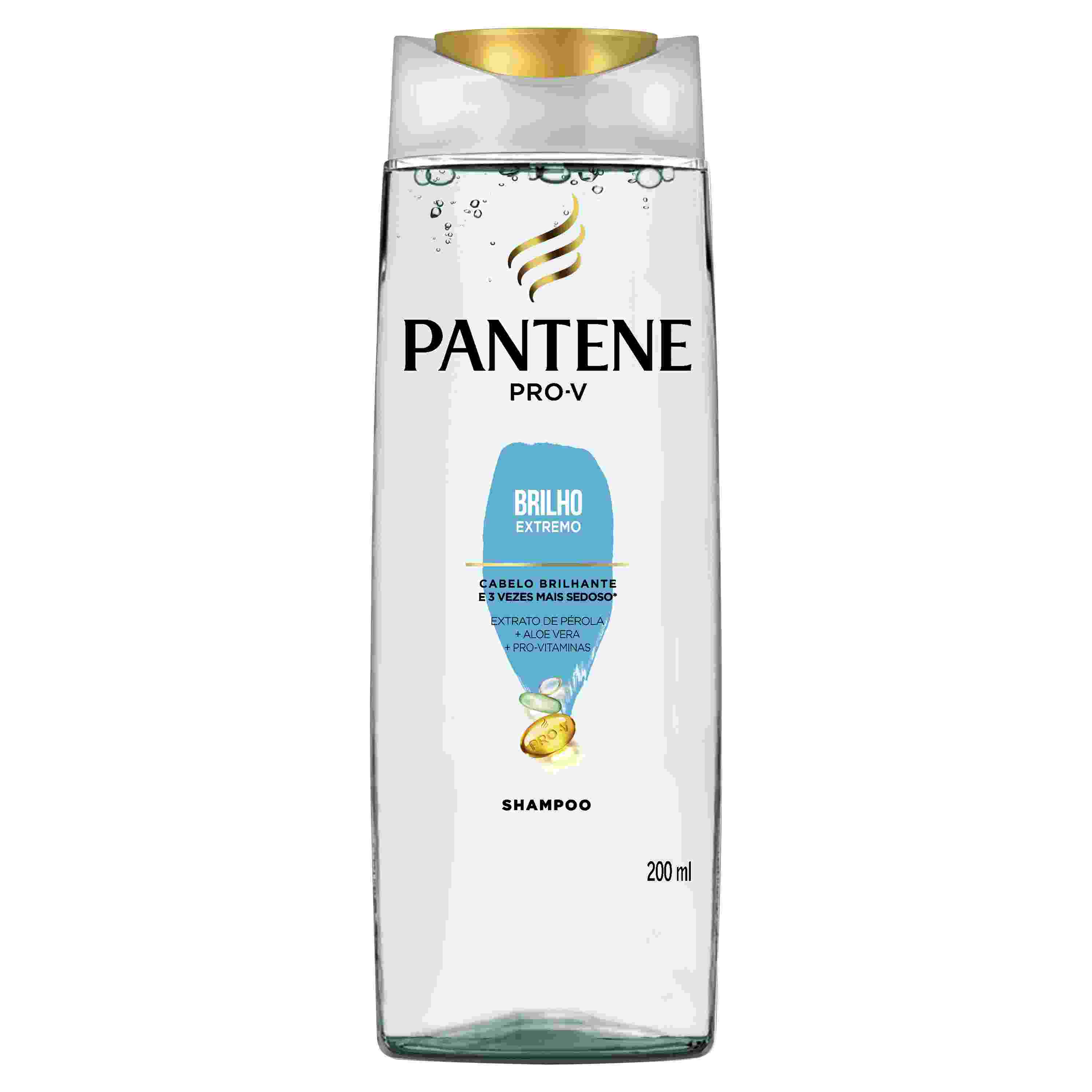 SHAMPOO PANTENE BRILHO EXTREMO LEVE 200 PAGUE 175ML                                                 