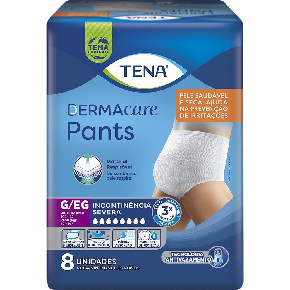 ROUPA ÍNTIMA PANTS DERMACARE G/EG COM 8 UNIDADES                                                    