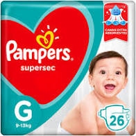 FRALDA PAMPERS SS G PACOTAO C/26UN                                                                  