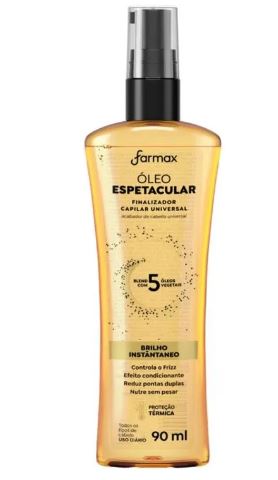 OLEO ESPETACULAR CAPILAR FARMAX 90ML                                                                