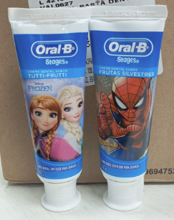CR.ORAL-B INFANTIL STAGES PERSONAGENS DISNEY 100G                                                   
