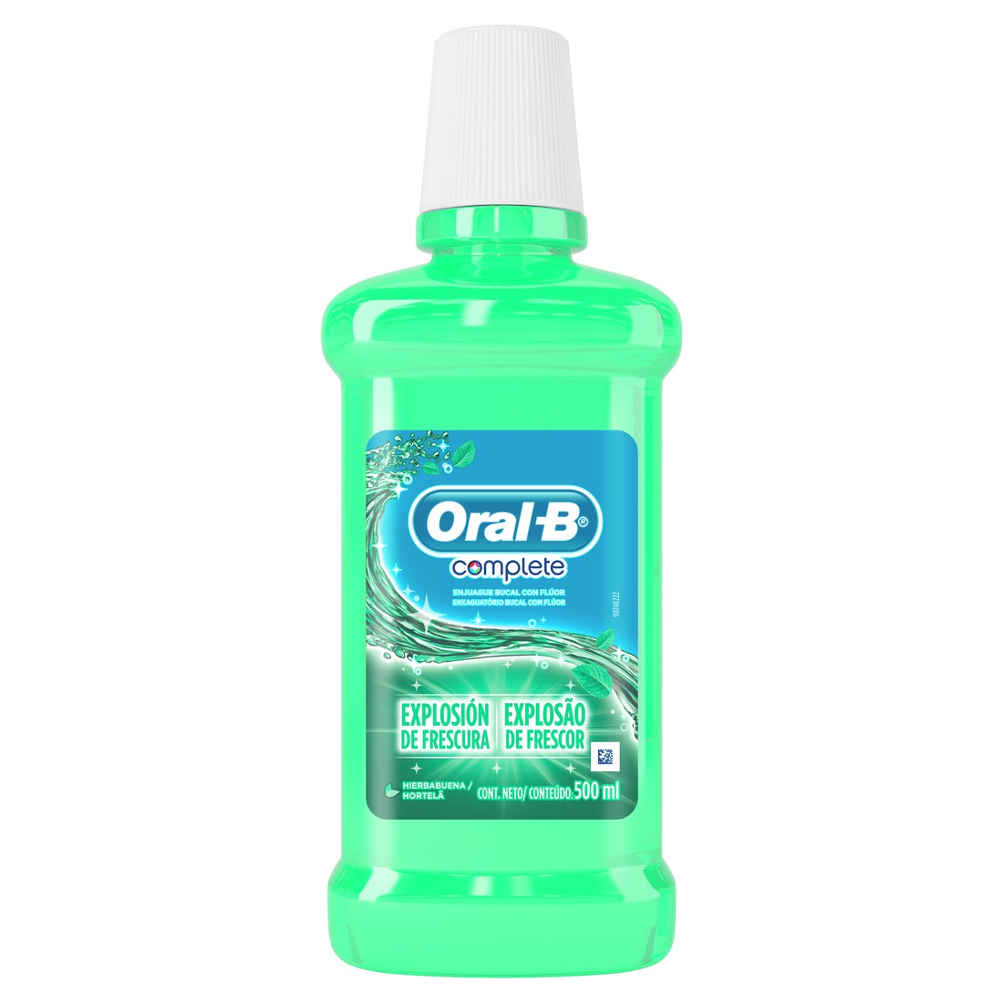 ANTISSÉPTICO ORAL-B COMPLETE HORTELÃ LEVE 500ML E PAGUE 300ML                                       