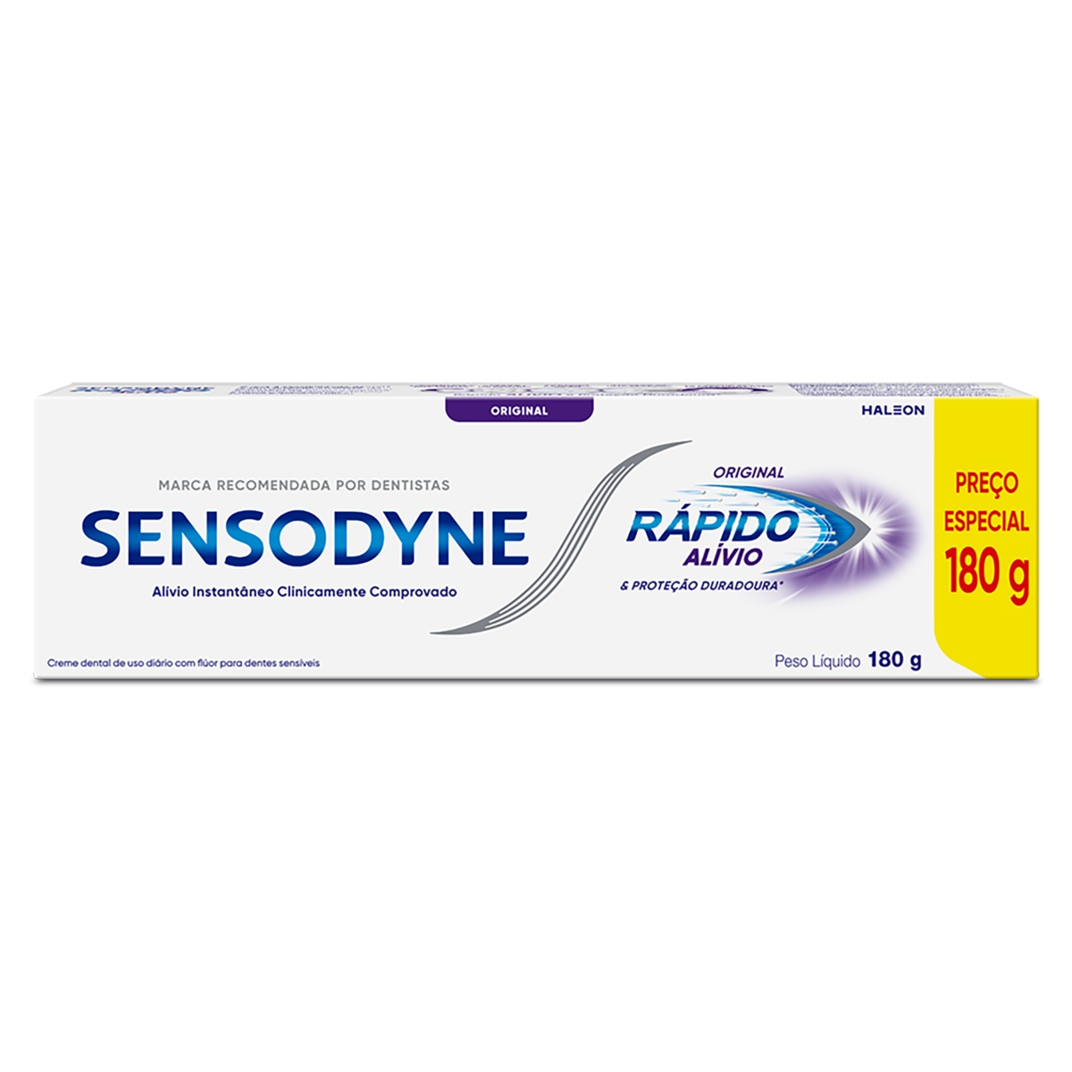 CREME SENSODYNE RAPIDO ALIVIO E PROTEÇÃO DURADOURA 180G PROMOÇÃO                                    
