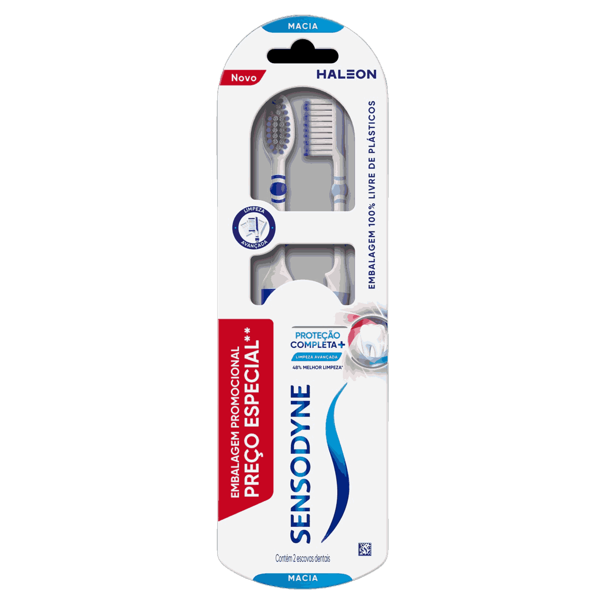 TWIN PACK ED MACIA SENSODYNE PROTEÇÃO COMPLETA +                                                    