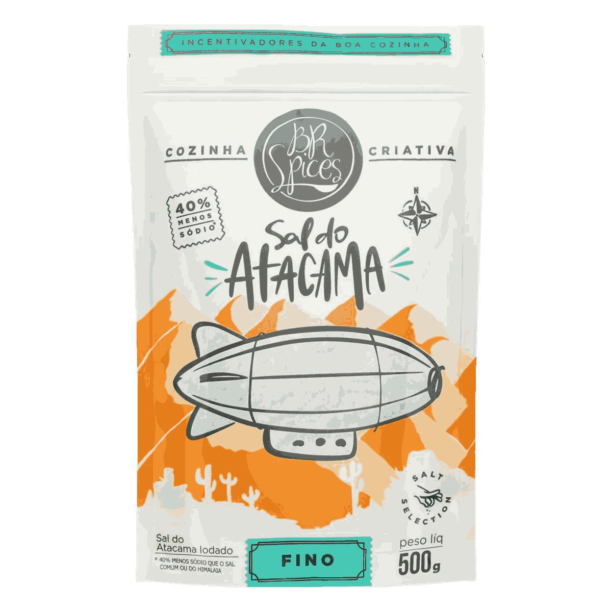 SAL DO ATACAMA FINO BR SPICES 500GR                                                                 