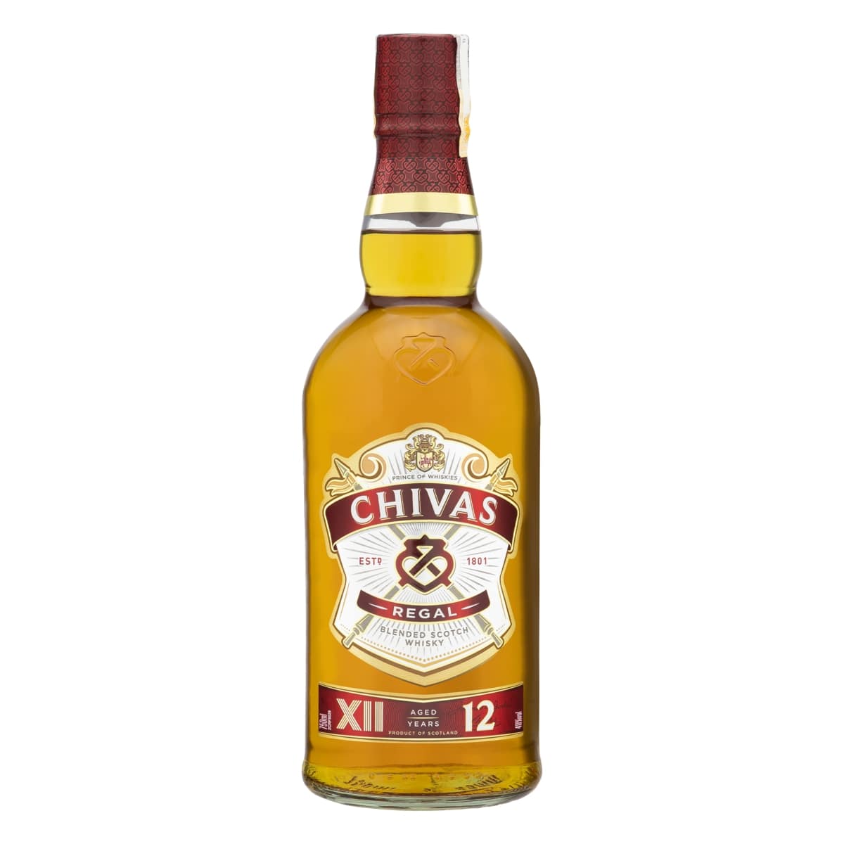 WHISKY CHIVAS REGAL 12 ANOS 750ML                                                                   