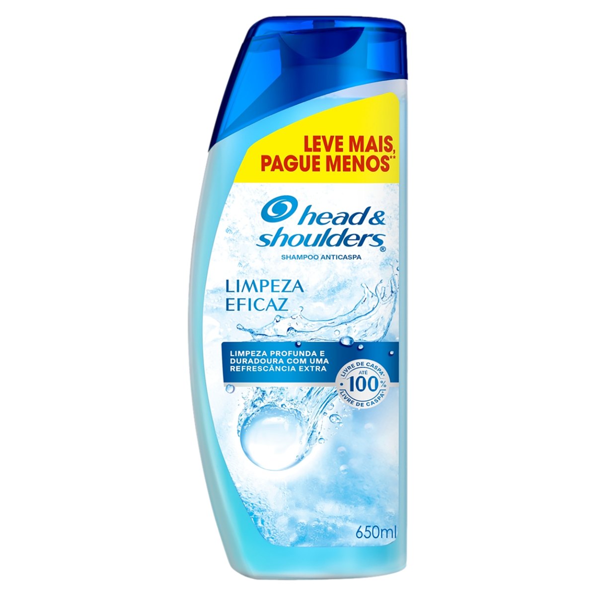 SHAMPOO HEAD & SHOLDER LIMPEZA EFICAZ 650ML LMPM                                                    