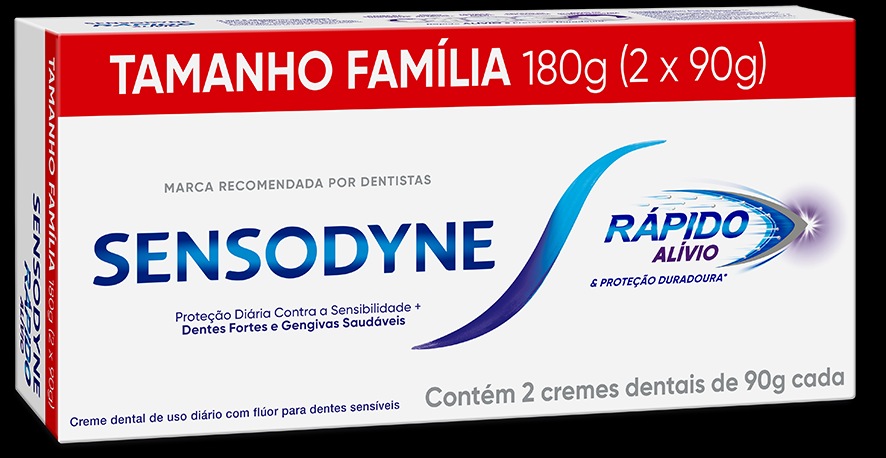 KIT CR.SENSODYNE RAPIDO ALIVIO 90GR C/2UN                                                           