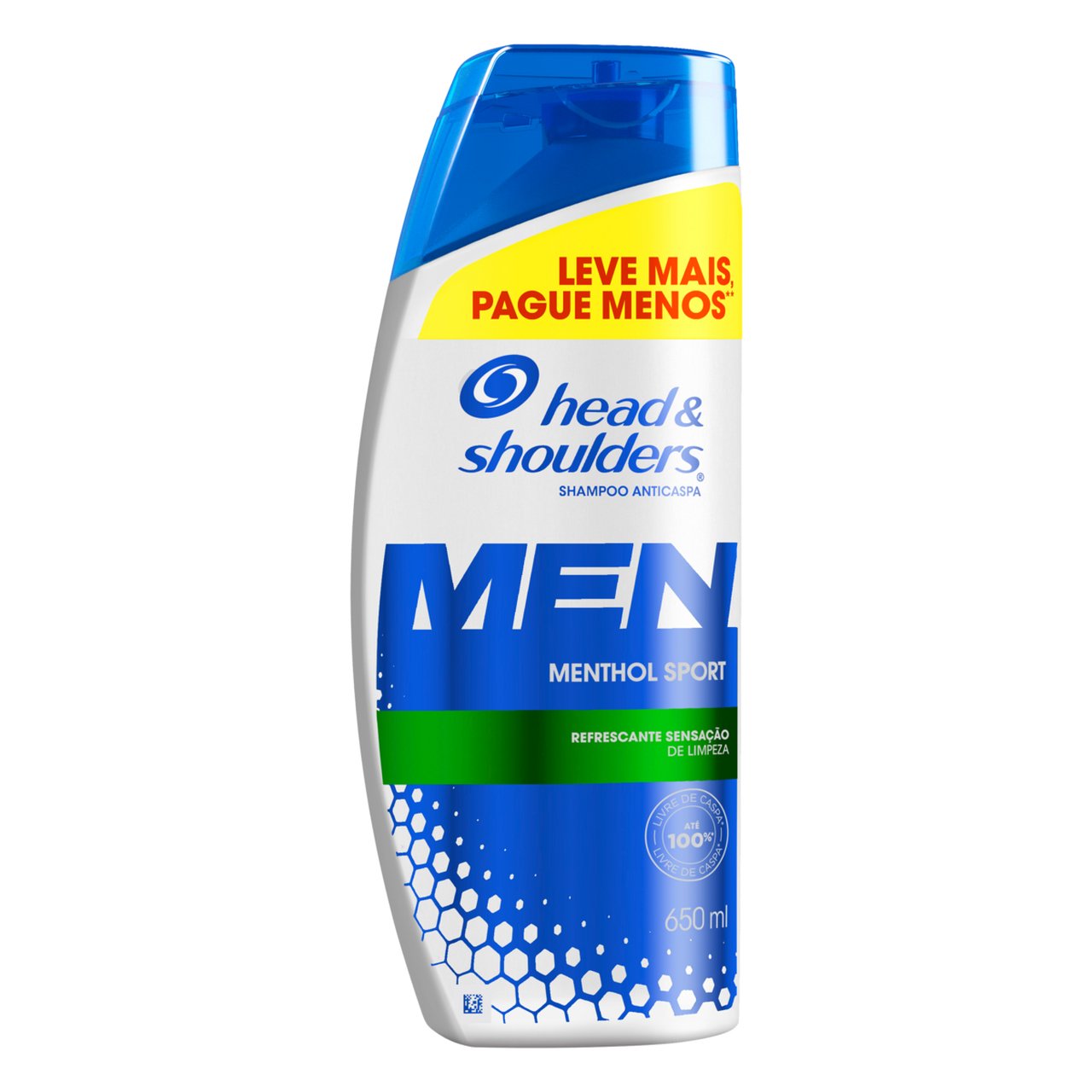 SHAMPOO HEAD & SHOULDERS MENTHOL SPORT 650ML LMPM                                                   