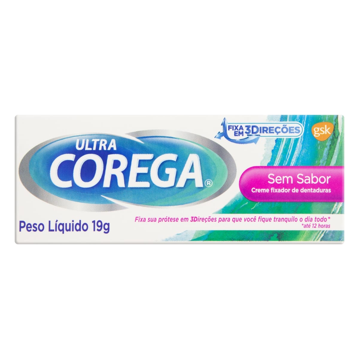 CREME FIXADOR DE DENTADURA ULTRA COREGA SEM SABOR 19G                                               