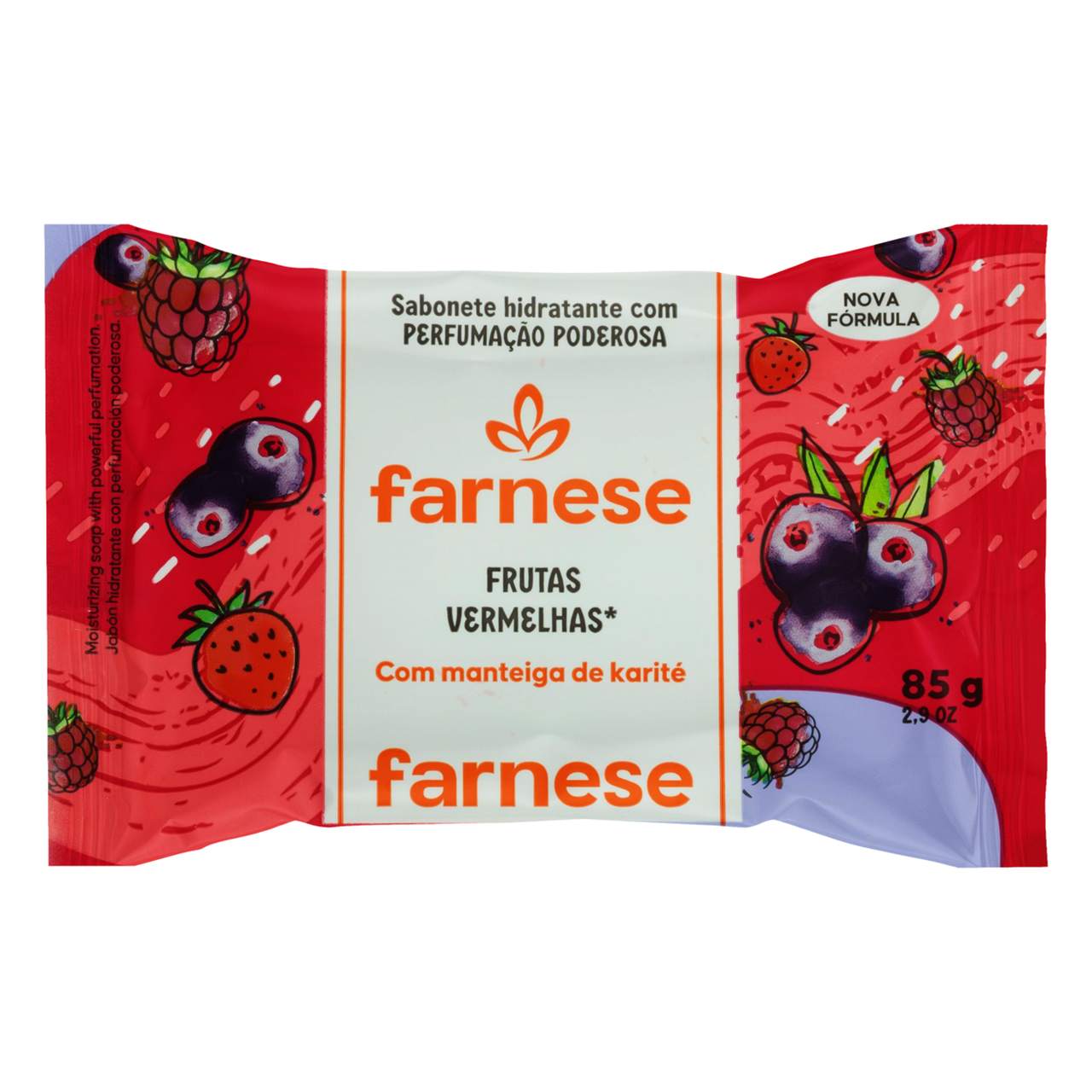 SABONETE FARNESE FRUTAS VERMELHAS 85GR                                                              