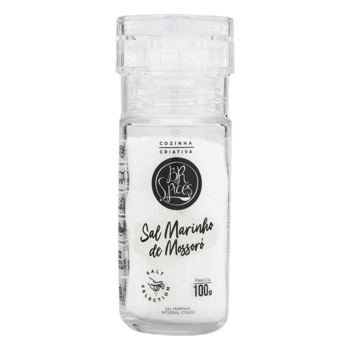 SAL MARINHO DE MOSSORO C/MOEDOR BR SPICES 100GR                                                     