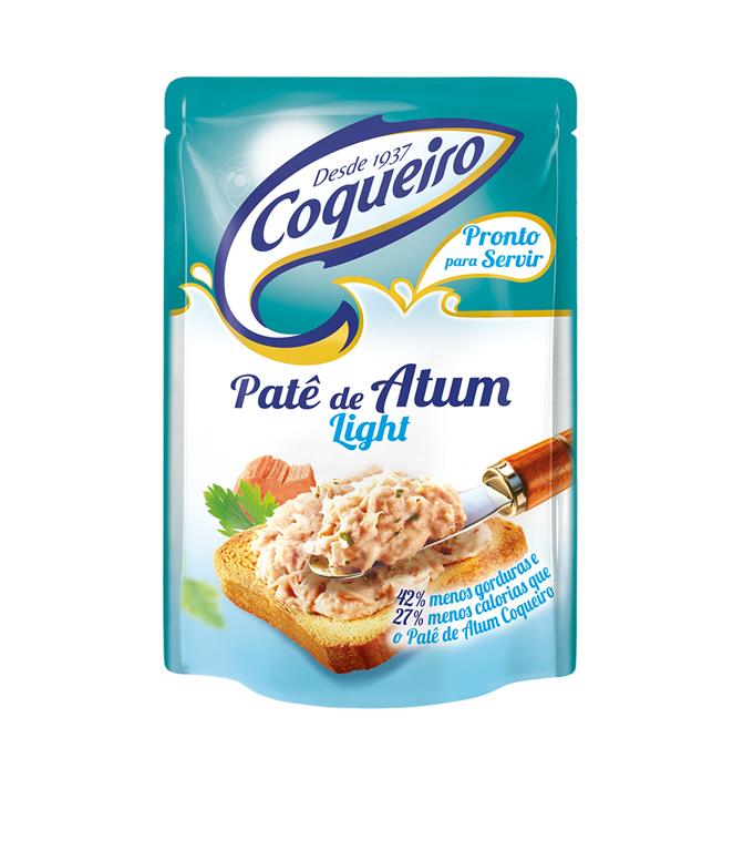 PATÊ DE ATUM LIGHT COQUEIRO SACHÊ 170G                                                              