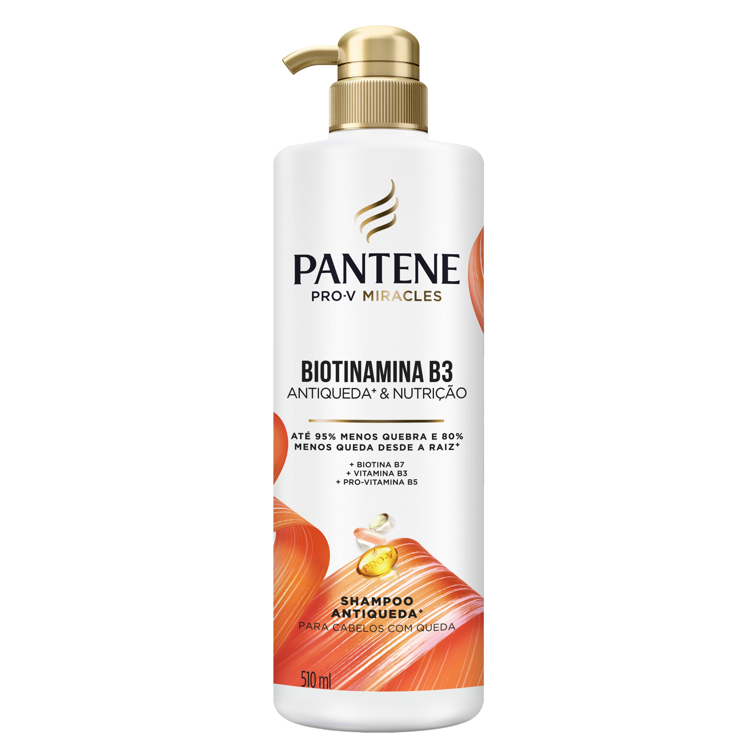 SHAMPOO PANTENE BIOTINAMINA B3 510ML                                                                
