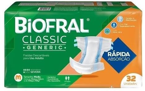 FRALDA BIOFRAL CLASSIC GENERIC M C/32UN                                                             