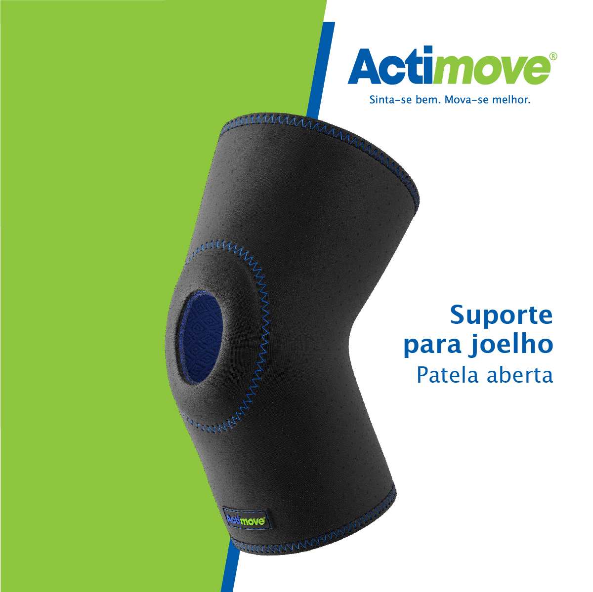 JOELHEIRA ACTIMOVE SPORT PATELA ABERTA TAMANHO G                                                    