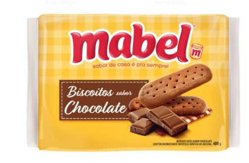 BISCOITO MABEL LAMINADO CHOCOLATE 400G                                                               image number null