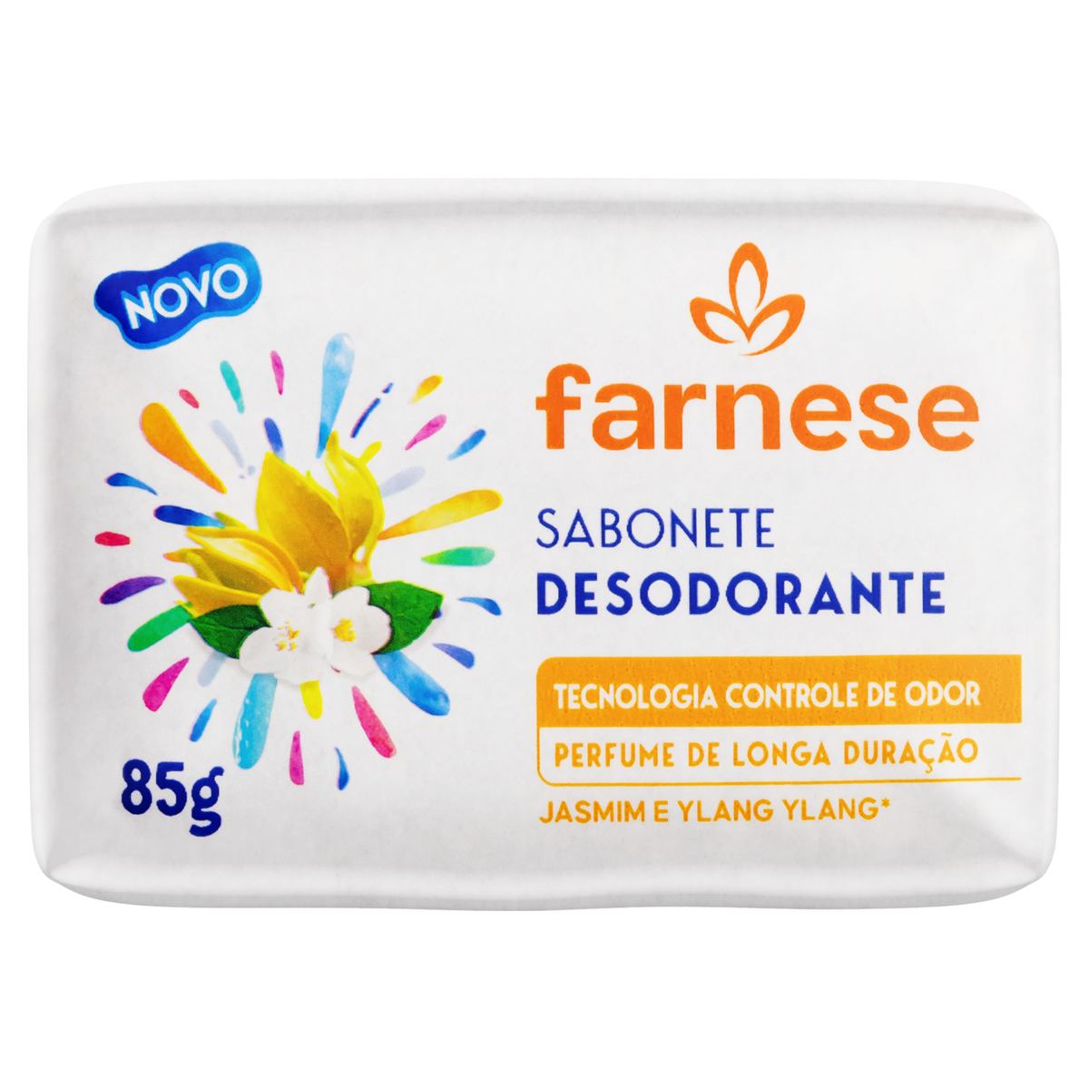 SABONETE DESODORANTE FARNESE JASMIM E YLANG YLANG 85G                                               