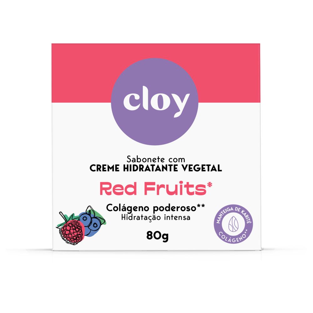 SABONETE CLOY RED FRUITS 80GR                                                                       