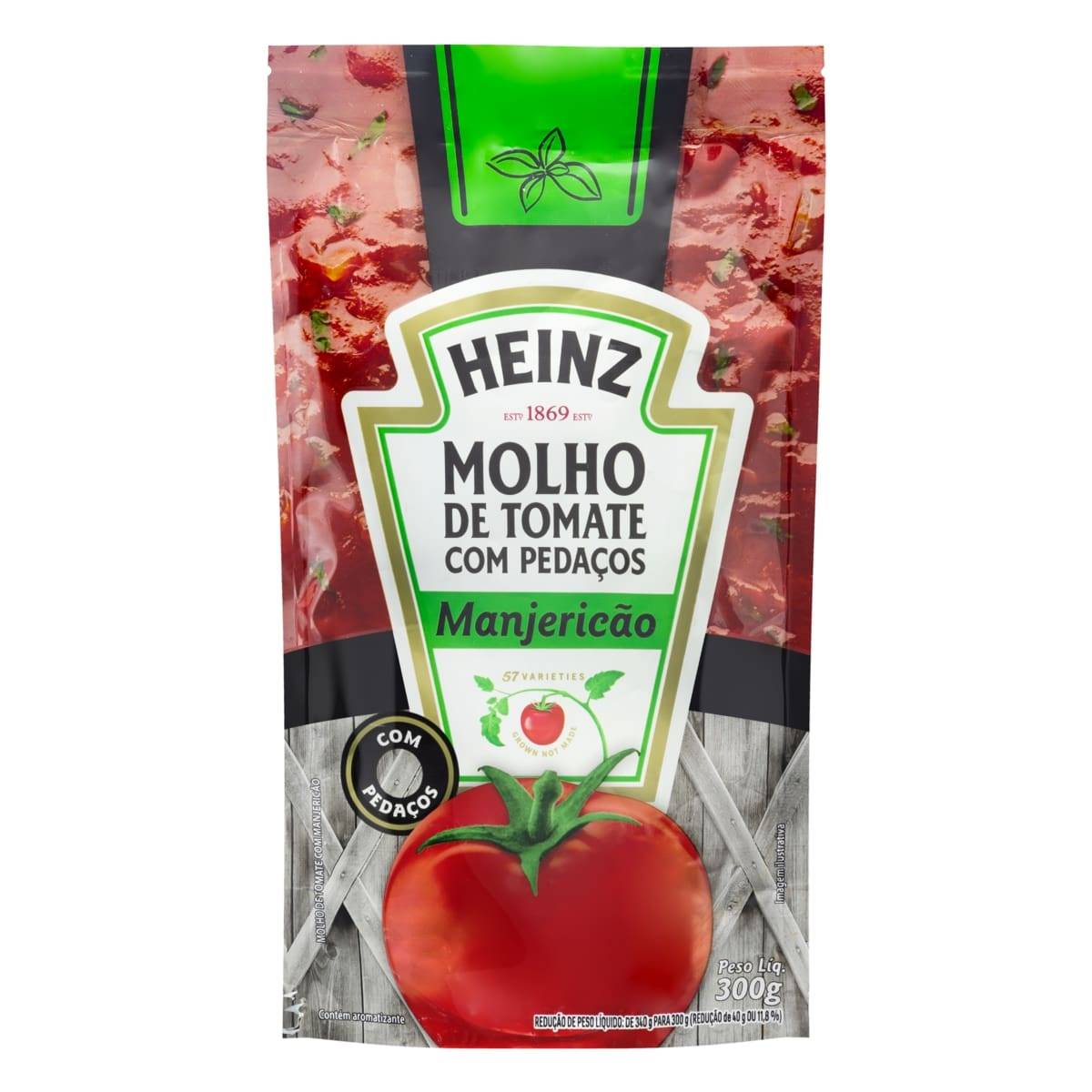 MOLHO HEINZ MANJERICAO SC 300GR                                                                     