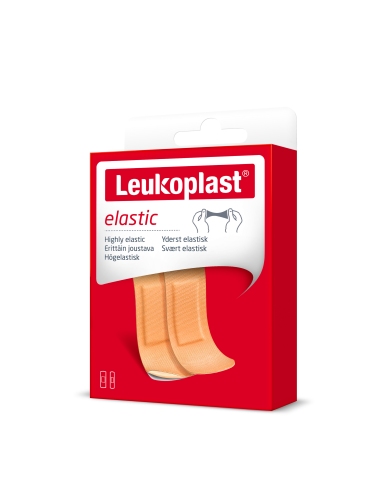 CURATIVOS VARIADOS ELASTIC LEUKOPLAST COM 20 UNIDADES                                               