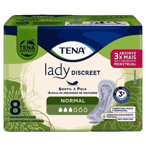 ABS.TENA LADY DISCREET NORMAL C/8UN                                                                 