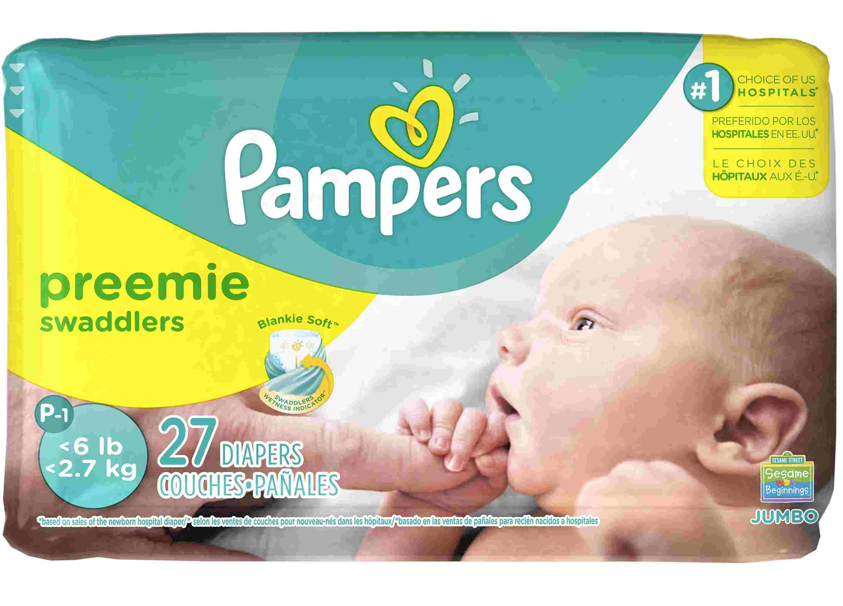 FRALDA PAMPERS PREMATURO COM 27 UNIDADES                                                            