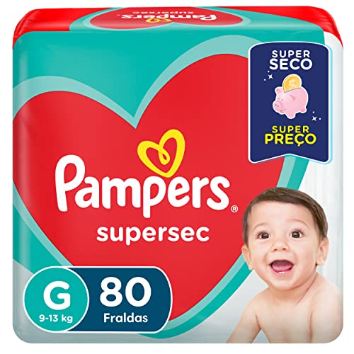 FRALDA PAMPERS SS G JUMBO C/80UN                                                                    