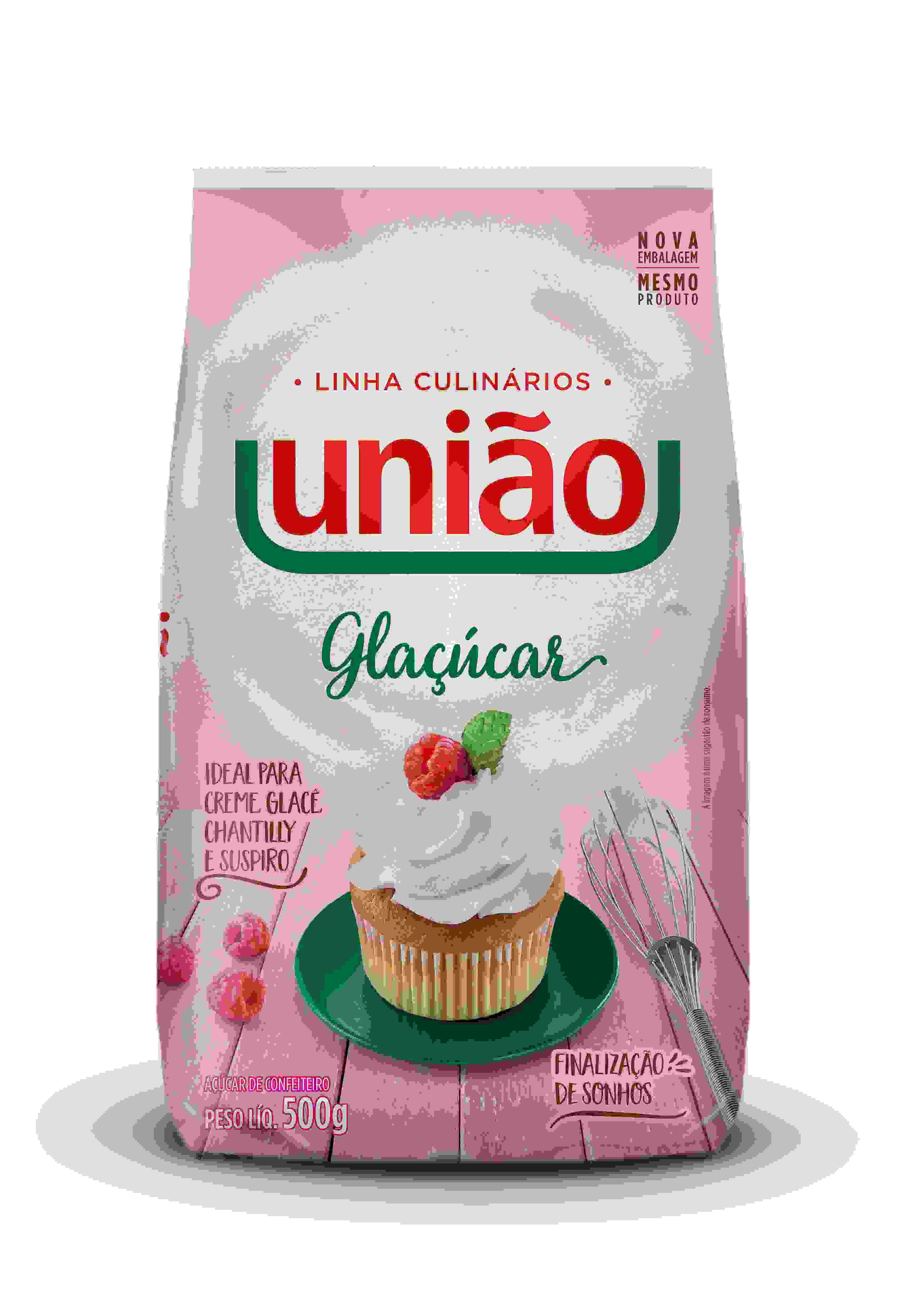 AÇÚCAR UNIÃO GLAÇÚCAR 500G                                                                          