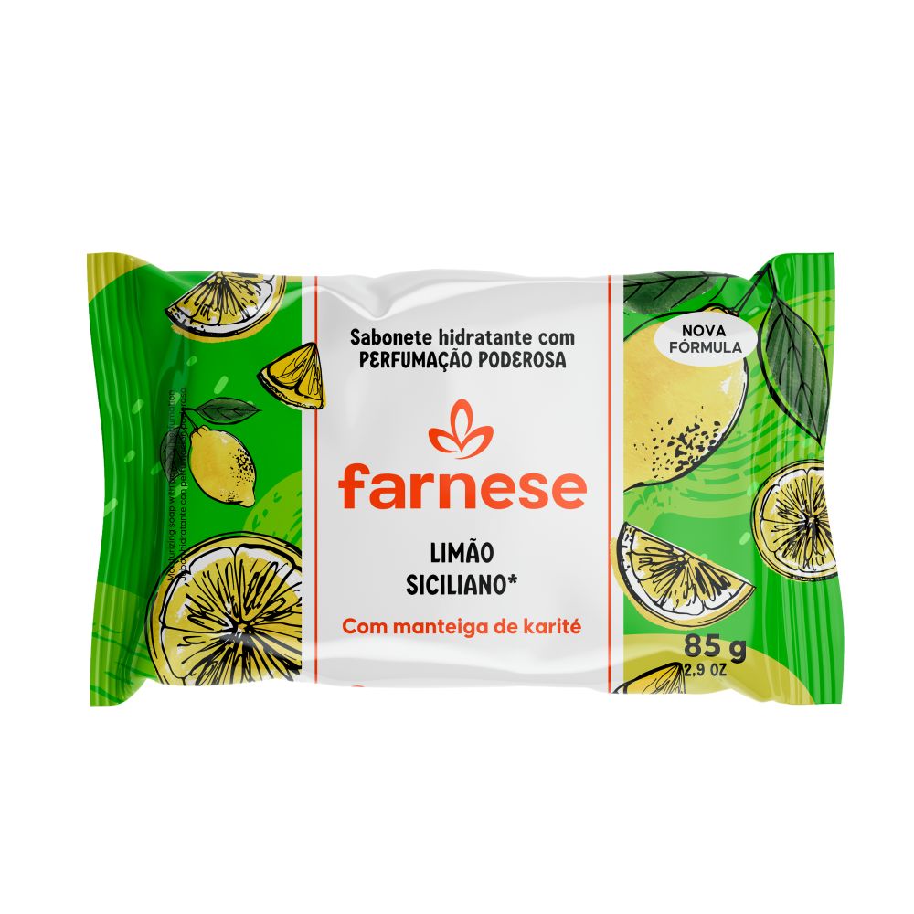 SABONETE FARNESE LIMAO SICILIANO 85GR                                                               